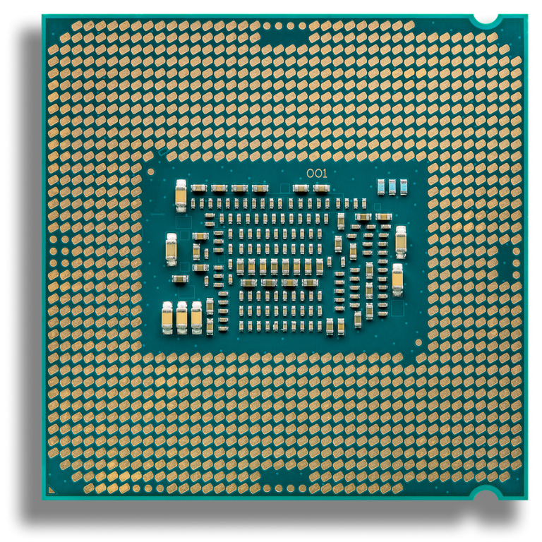 Kaby Lake S von hinten.